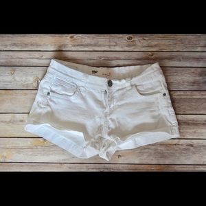 White shorts